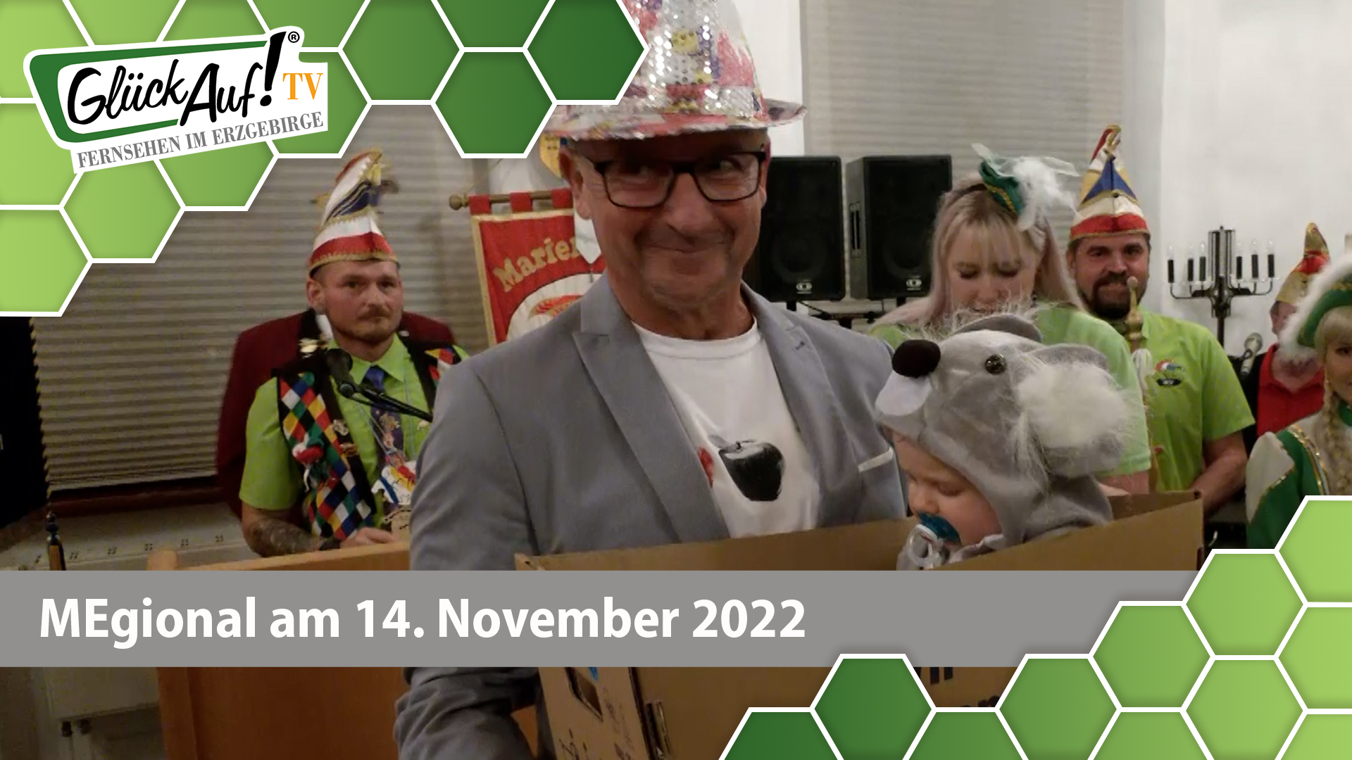 MEgional am 14. November 2022 - mit dem Faschingsauftakt 2022