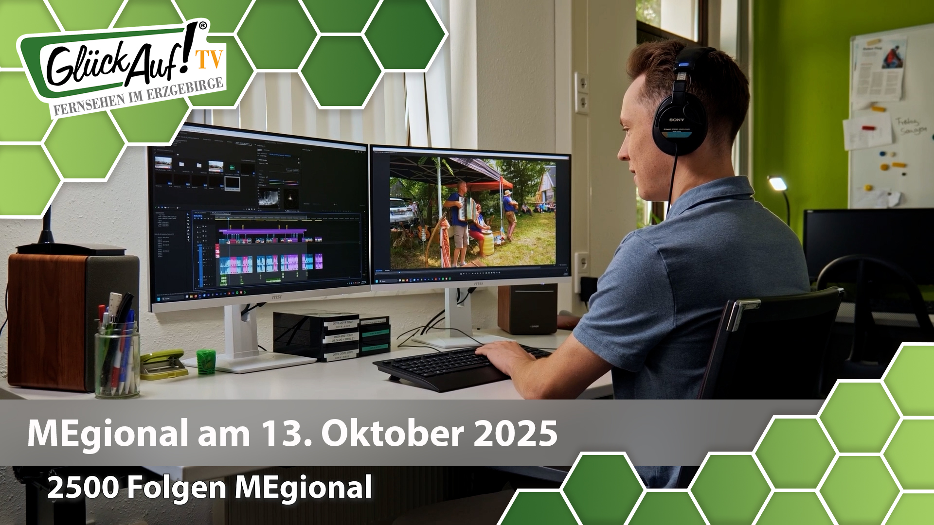 MEgional am 13. Oktober 2025 mit der 2500 Folge MEgional