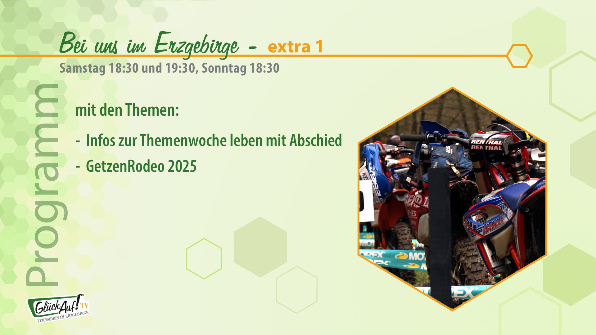 Bei uns im Erzgebirge - extra am 01.11. und 02.11. Bei uns im Erzgebirge - extra am 01.11. und 02.11.